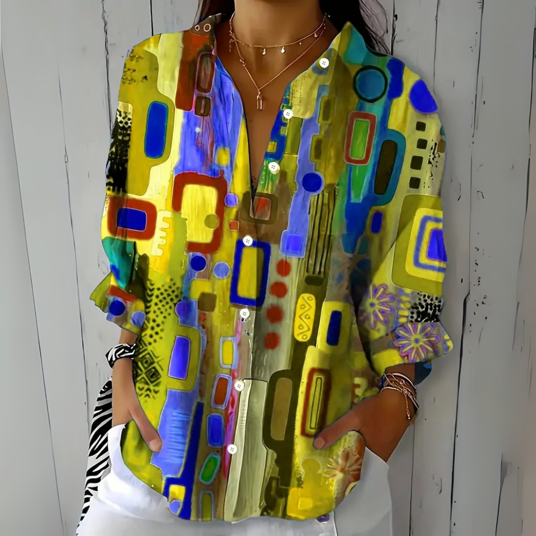 Chic blouse with elegant silhouette for women | Aurélie