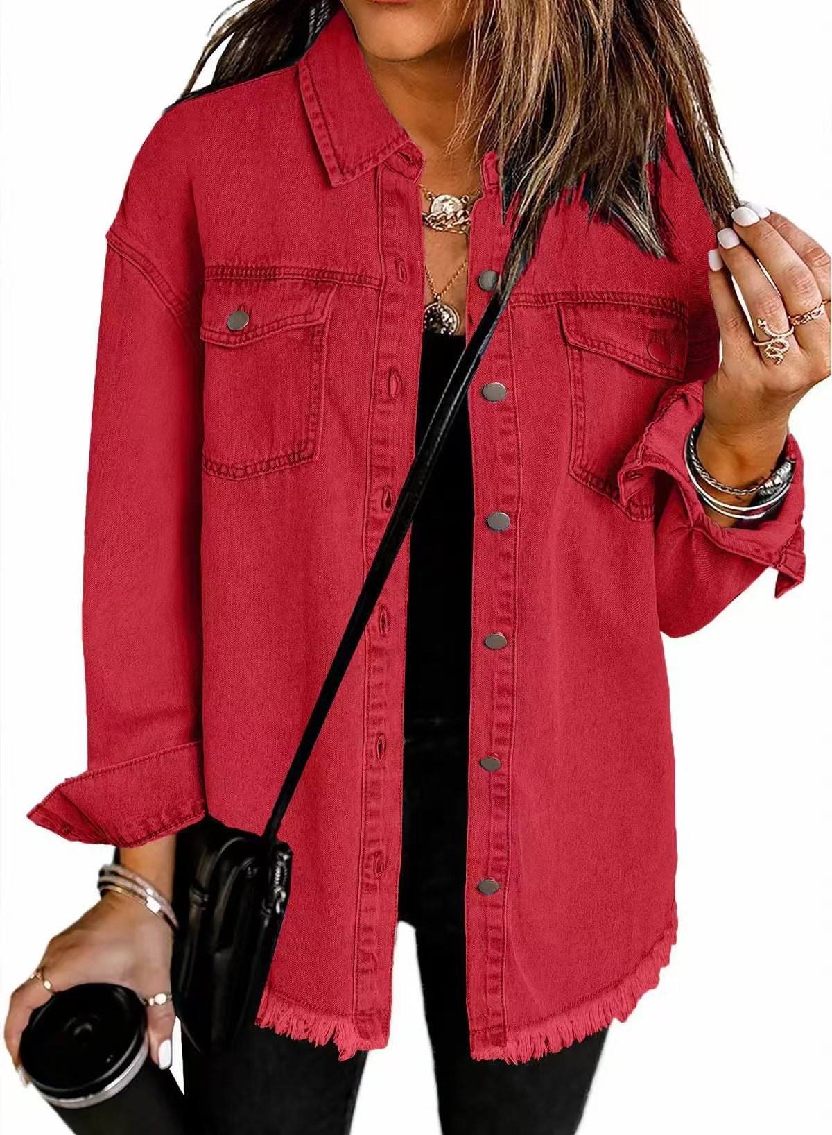 Classic everyday denim jacket for women | Roxane -7