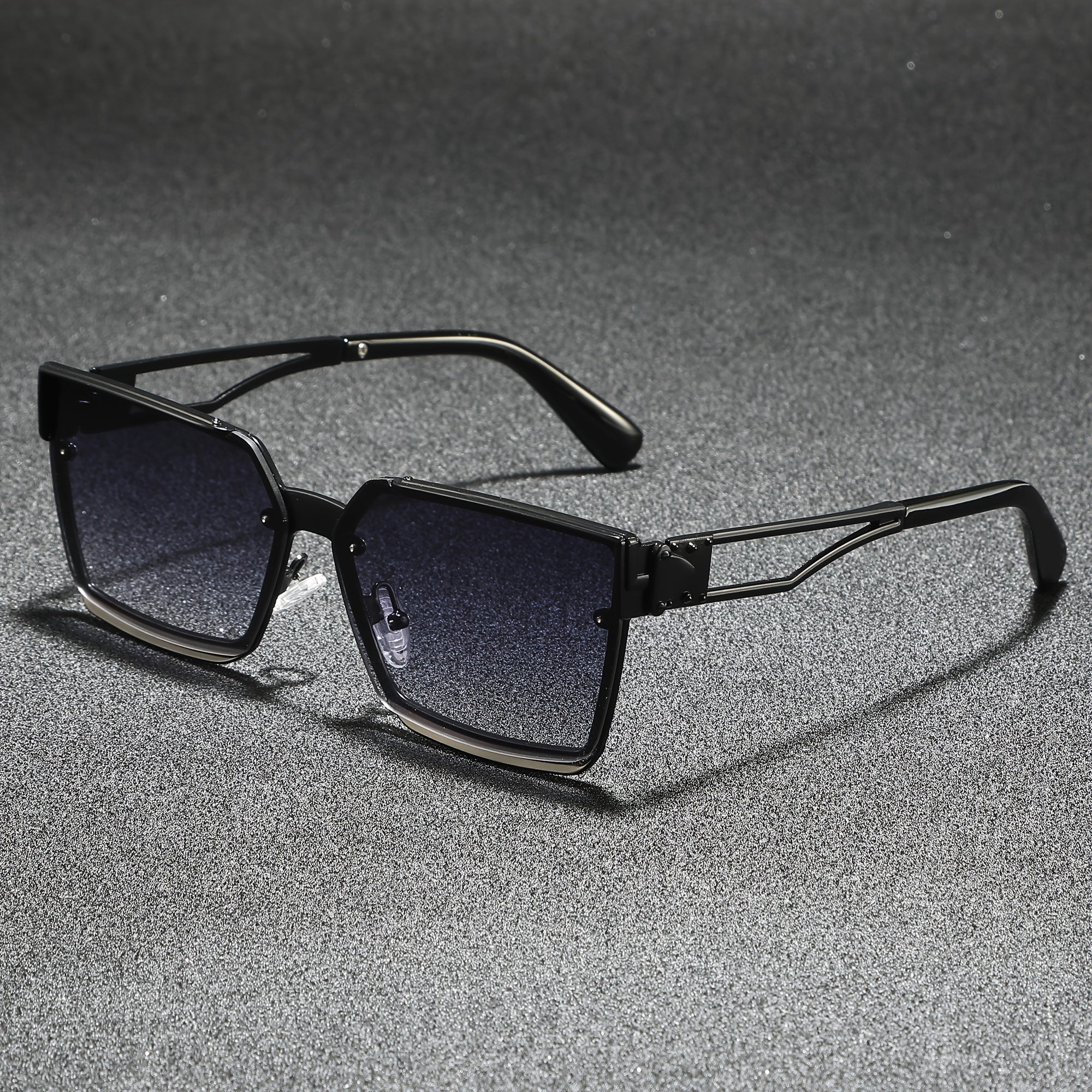 Classic retro half-frame everyday shades for men | Viridian -5