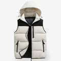 Warm hooded everyday bodywarmer gilet for men -2
