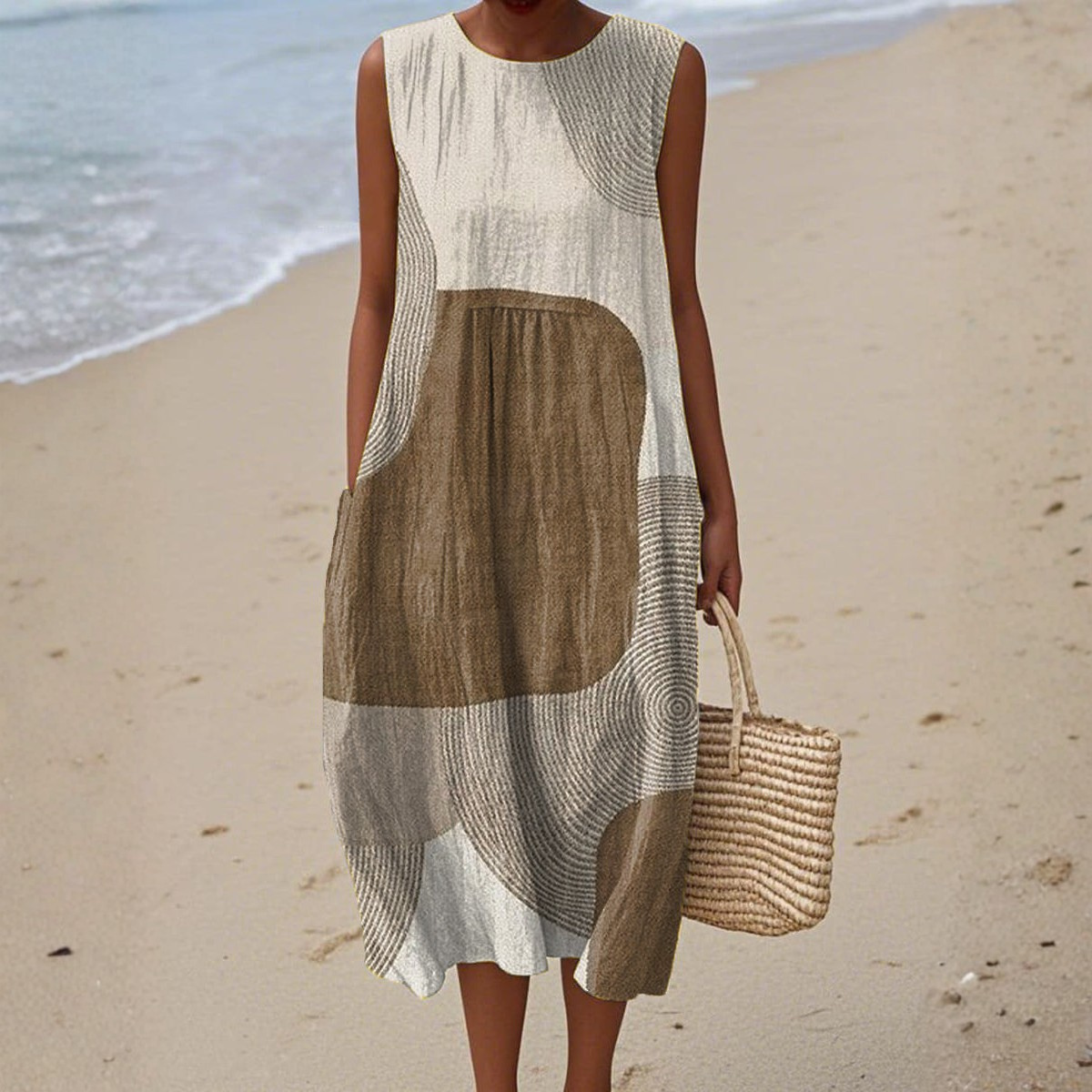 Abstract summer dress for women | Helena