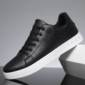 Stylish leather everyday casual trainers for men -2