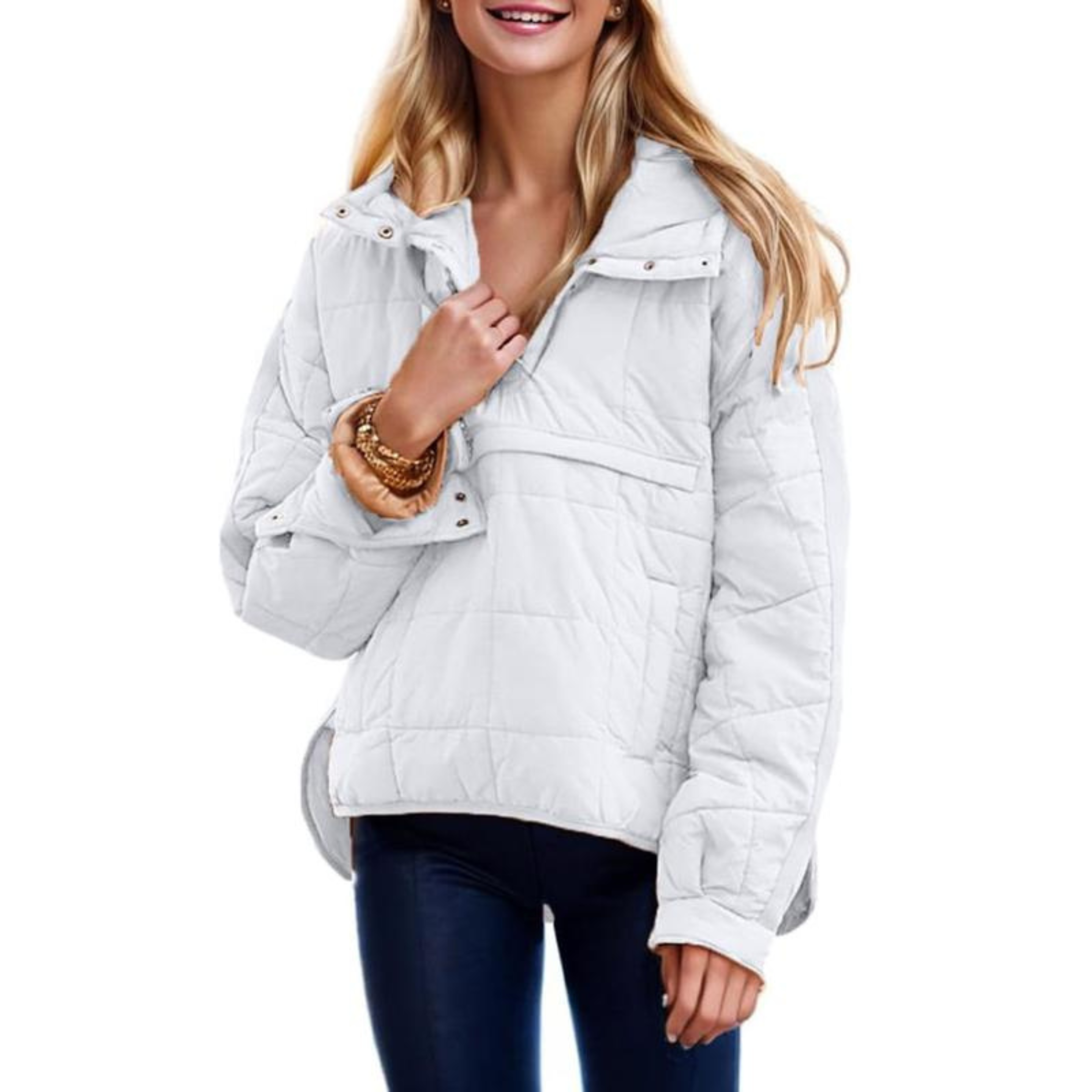 Oversized hooded pullover everyday hoodie for women | Farrell -2