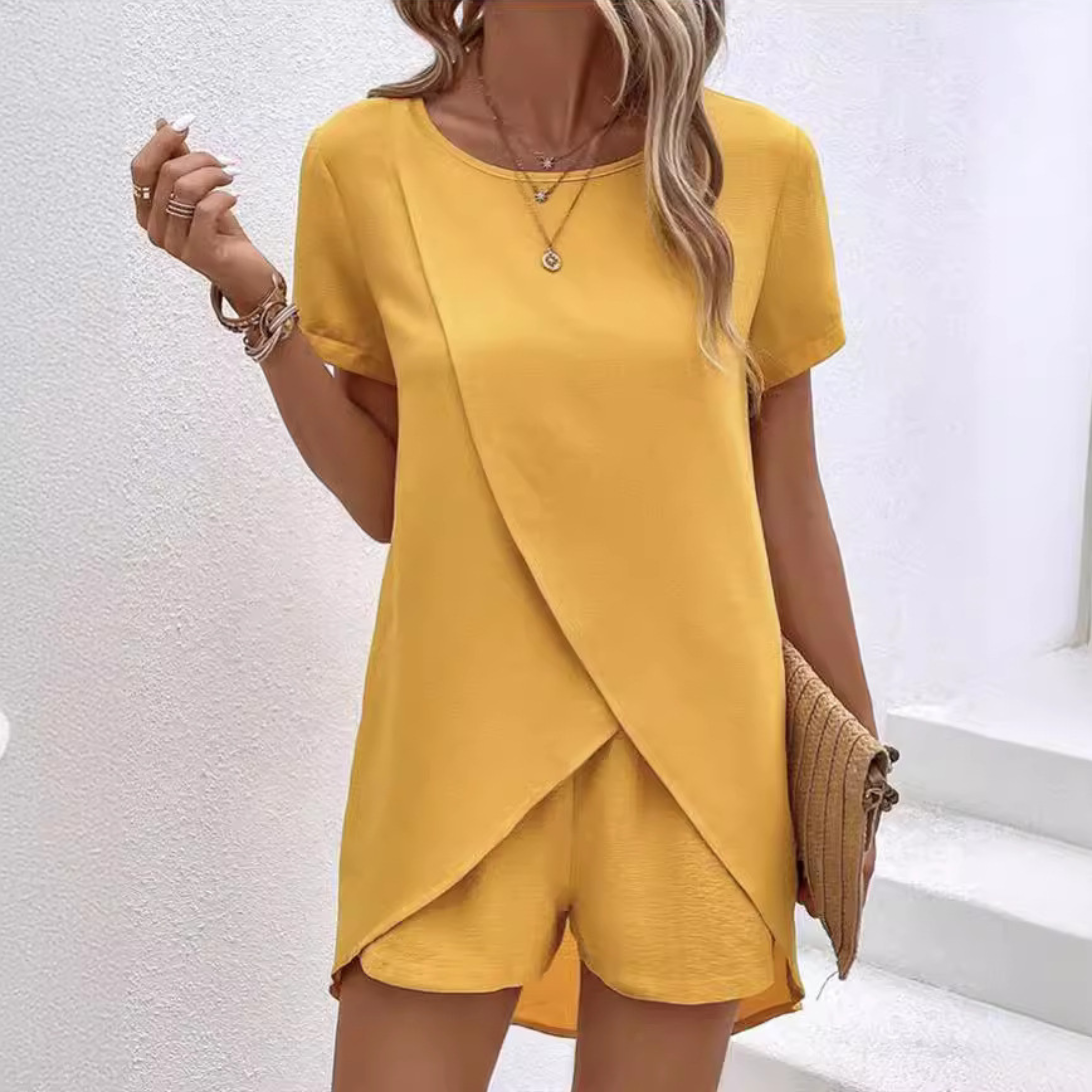 Elegant summer co-ord lounge set for women | Amalia