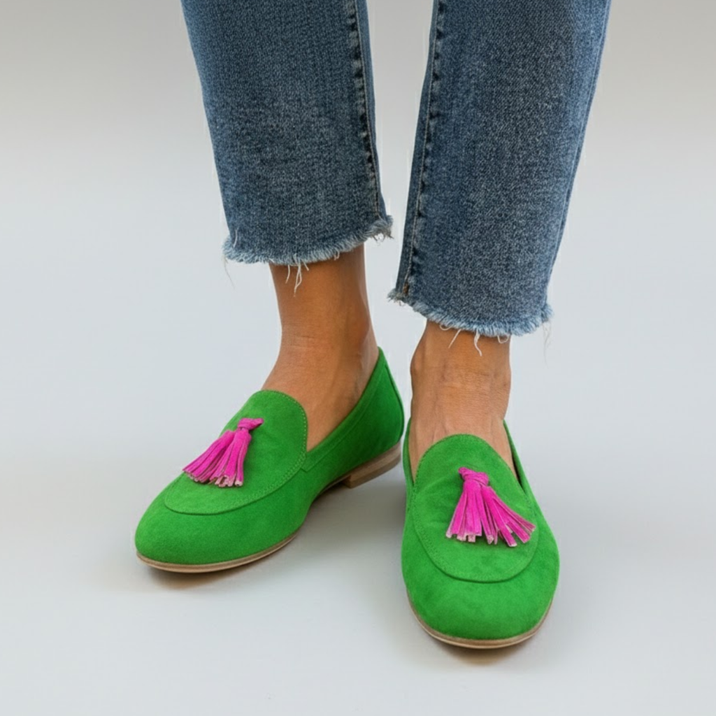 Tassel-embellished loafers with playful detailing for women | Mandy