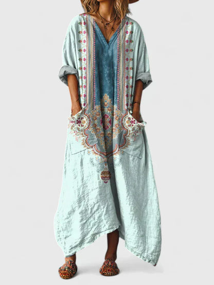 Classic elegant wrap-style dress for women | Mariana -8