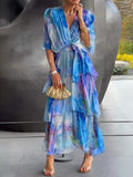 Stunning V-neck dress for women | Diana