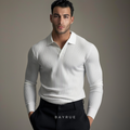 Classic open-collar casual shirt for men | Ashford -1