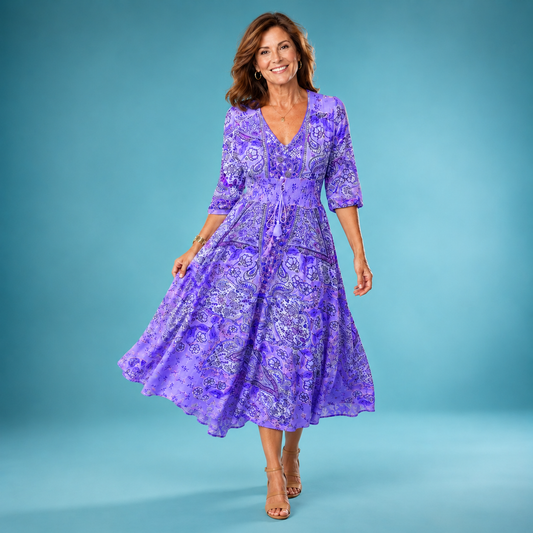 Bohemian maxi dress for women | Alina