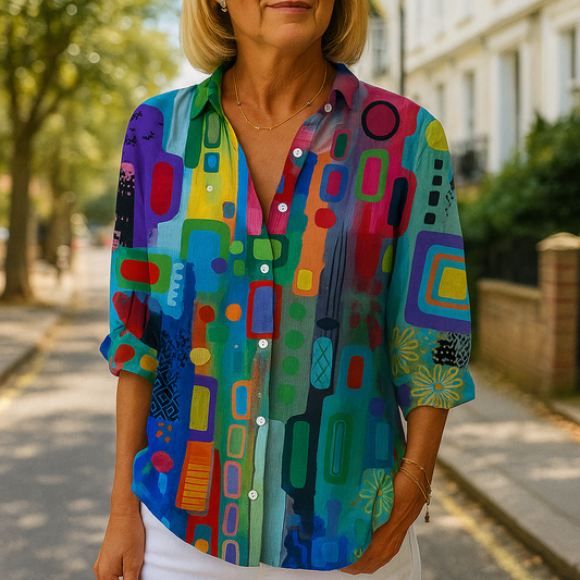 Chic blouse with elegant silhouette for women | Aurélie