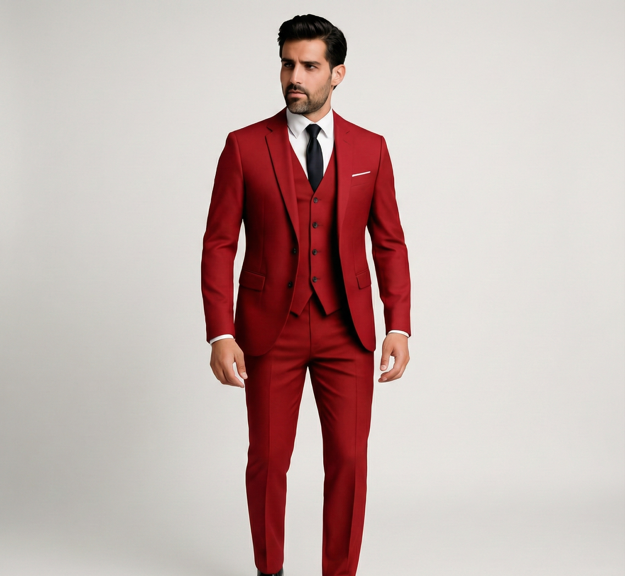 Formal three-piece tailored suit for men | Assuli