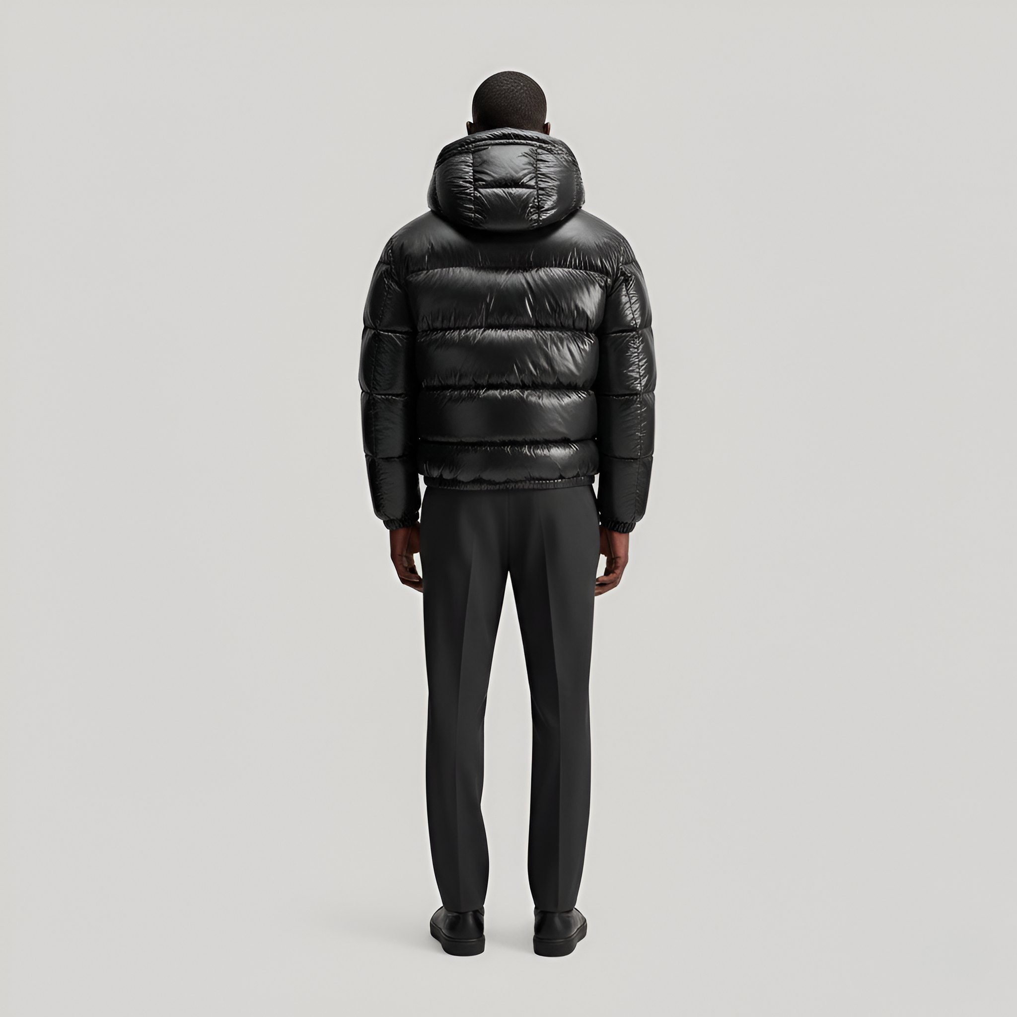 Padded hooded jacket for men | Valerios