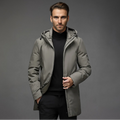 Warm hooded winter parka for men | Mario