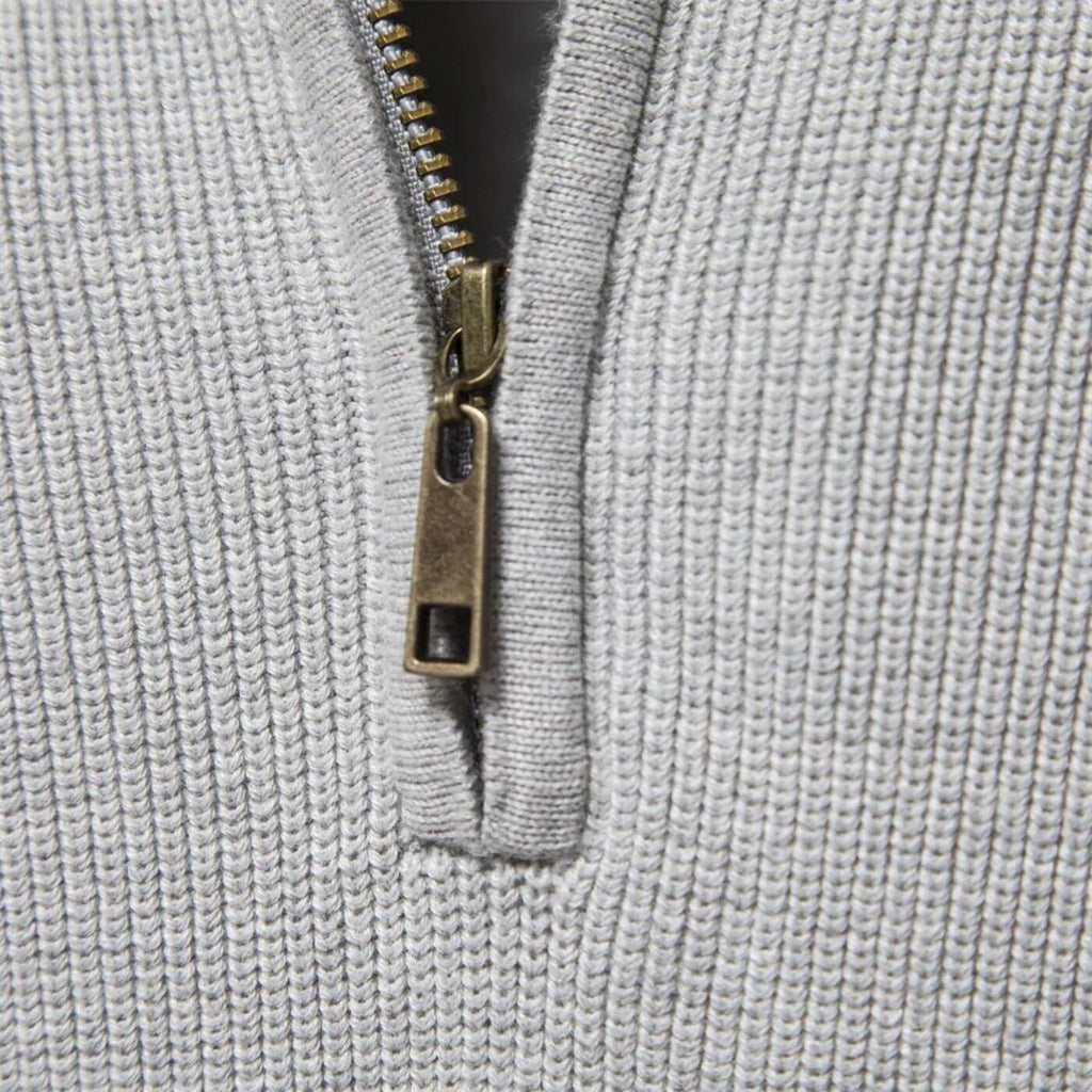 Half-zip knit sweater for men | Luke