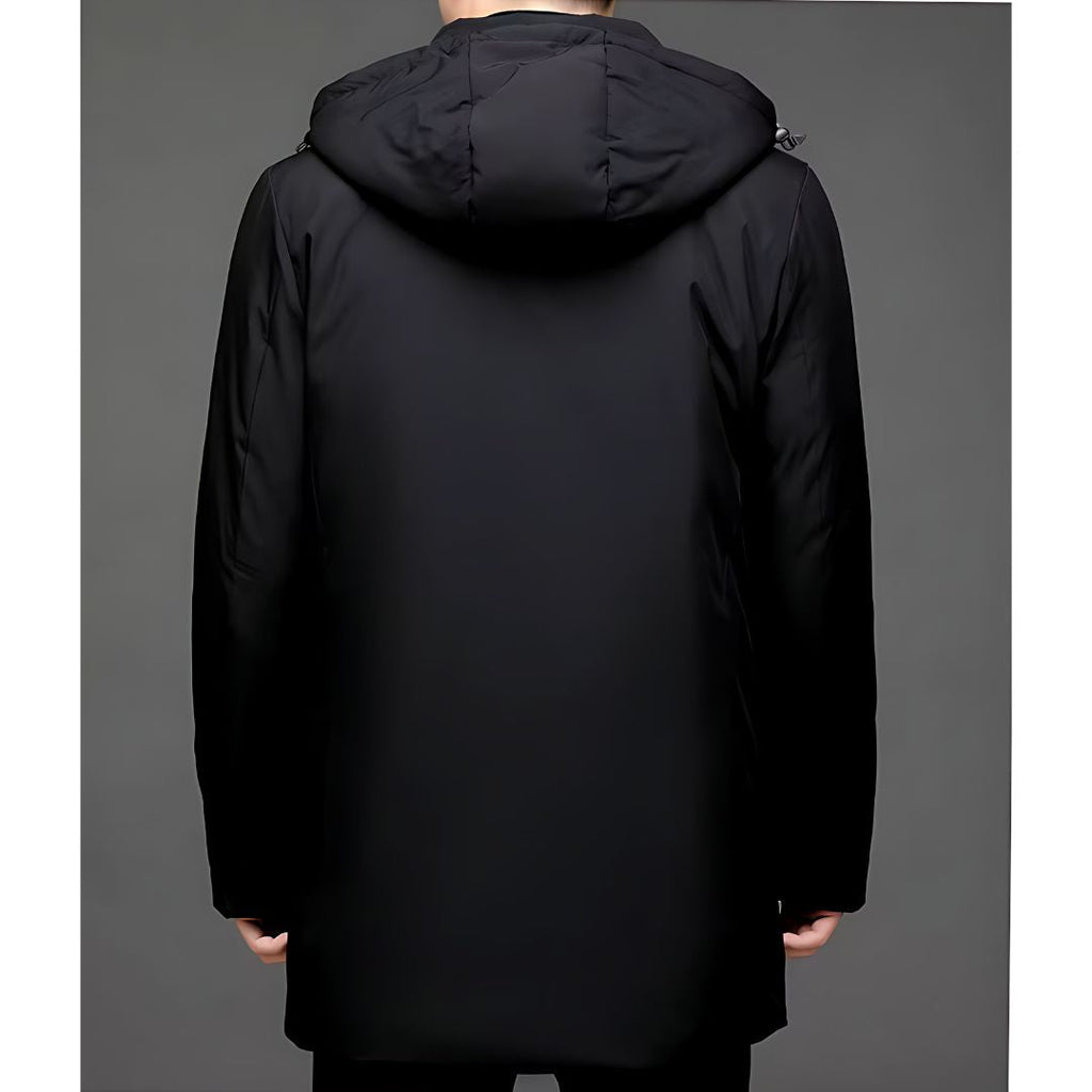 Long insulated warm winter jacket for men | Tristan -3