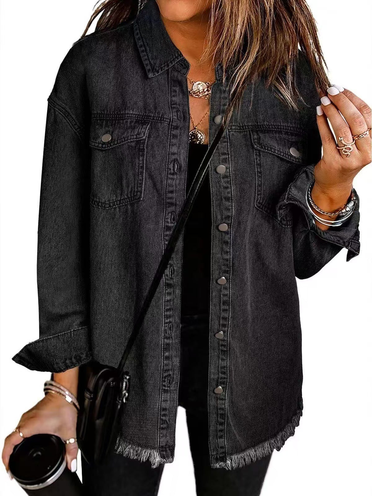 Classic everyday denim jacket for women | Roxane -1