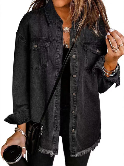 Classic everyday denim jacket for women | Roxane -1