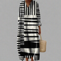 Bold geometric print occasion dress for women | Ashlyn -1