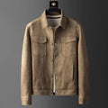 Classic suede everyday casual jacket for men | St. Clair -1