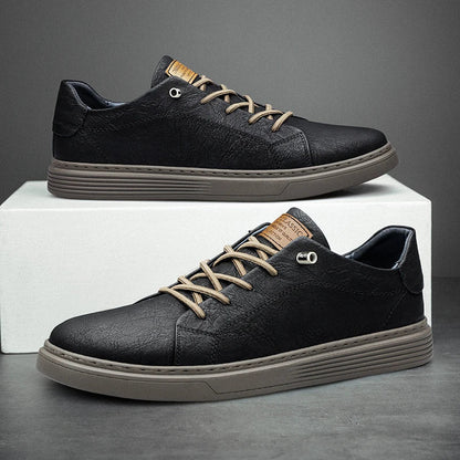 Classic genuine leather oxford trainers for men | Oxfords -2