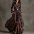 Classic relaxed everyday maxi dress for women | Althea -1