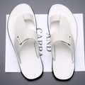 Classic leather everyday summer sandals for men | Ashmere -1