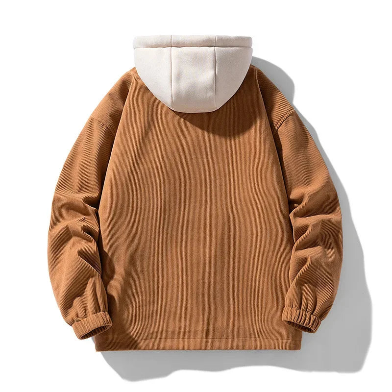 Hooded corduroy jacket for men | Heritage Corduroy