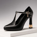 Classic vixen block-heel everyday heels for women | Vivienne -1