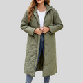 Warm hooded winter jacket for women -1