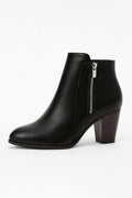 Ankle boots with chunky mid-heel for women | Caurelle