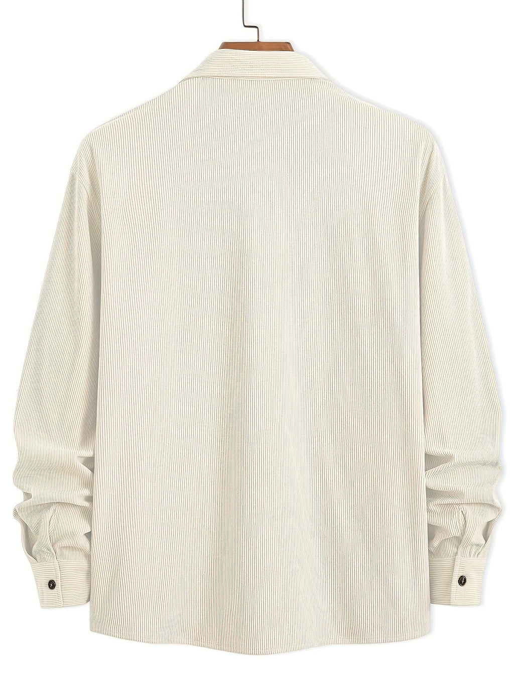 Classic textured cord everyday overshirt for men | Ellison -4