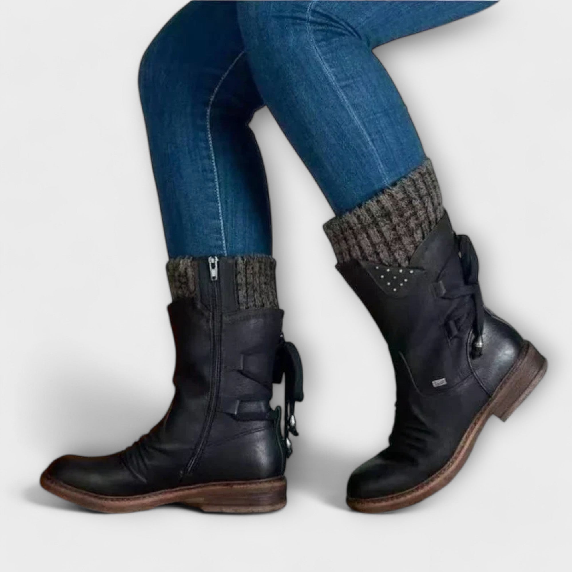 Classic orthopaedic everyday ankle boots for women | Tracy -1