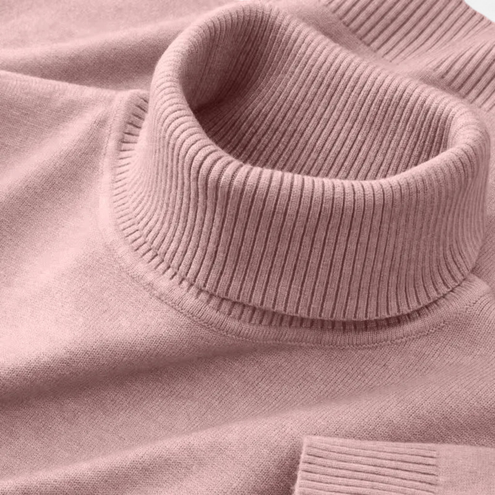 Classic knitted turtleneck sweater for men -7