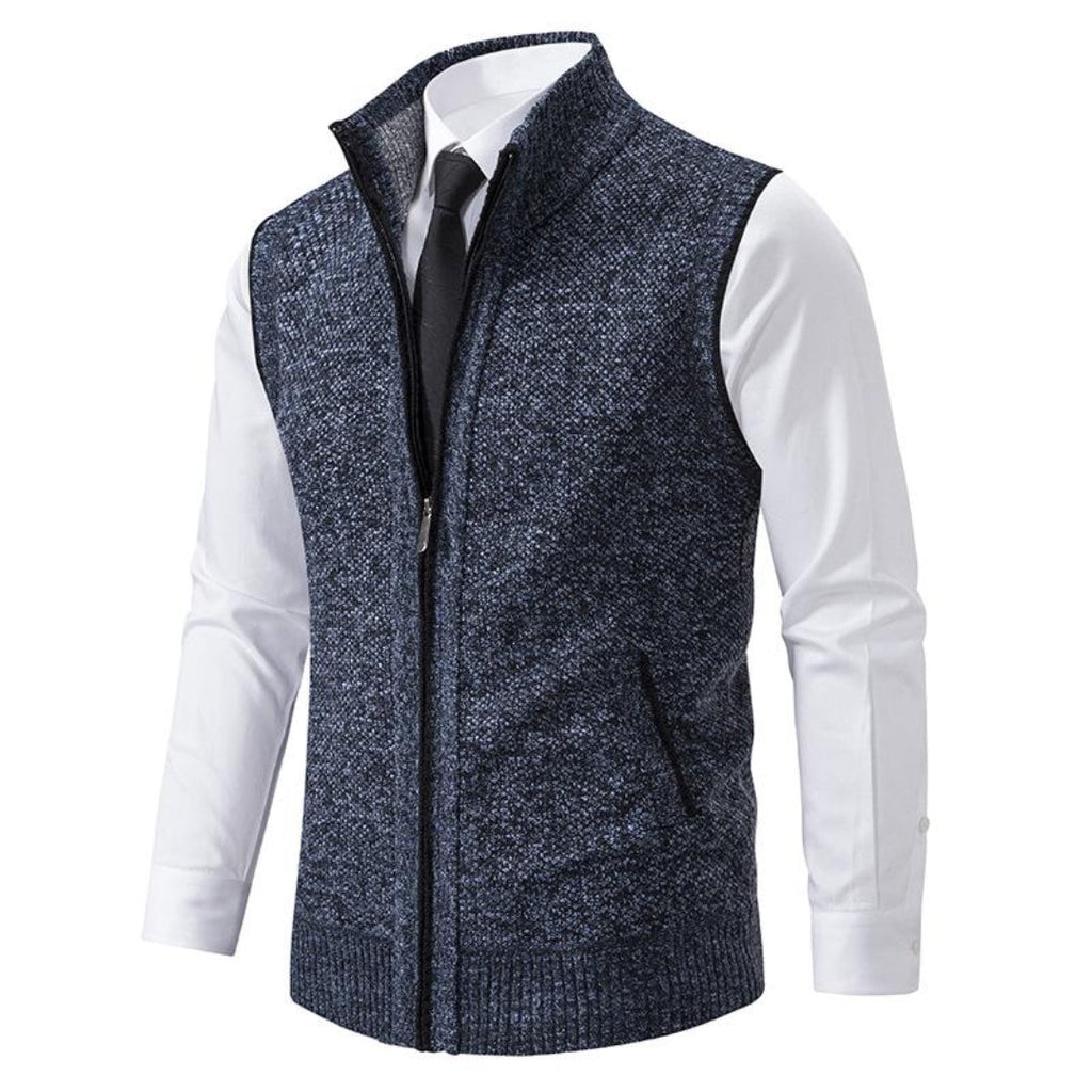 Elegant knitted Italian-style vest gilet for men | Kevin -1