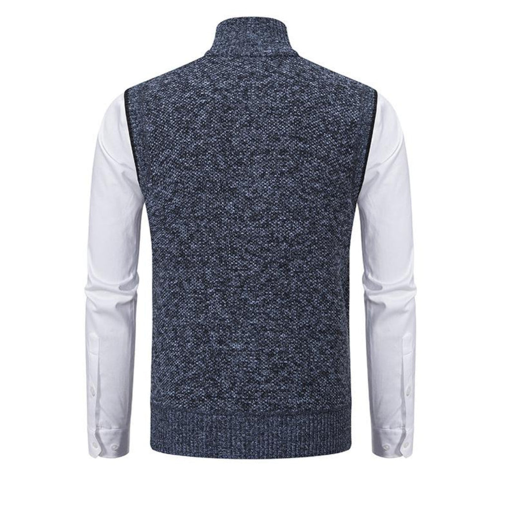 Elegant knitted Italian-style vest gilet for men | Kevin -3