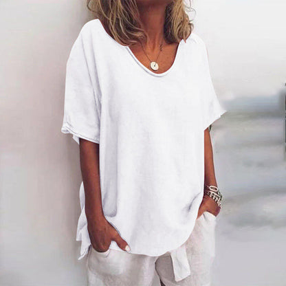 Comfy loose-fit relaxed everyday top for women | Callie -3